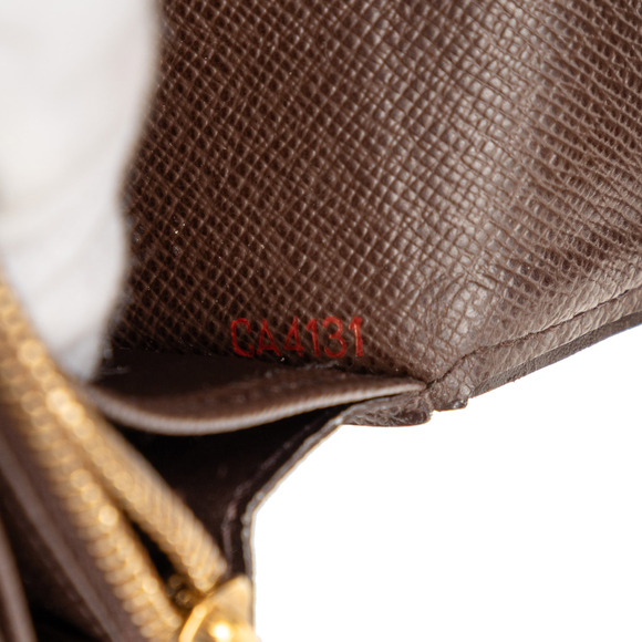Pre-Loved Louis Vuitton Damier Ebene Sistina Portefeuille Wallet - Picture 6 of 7
